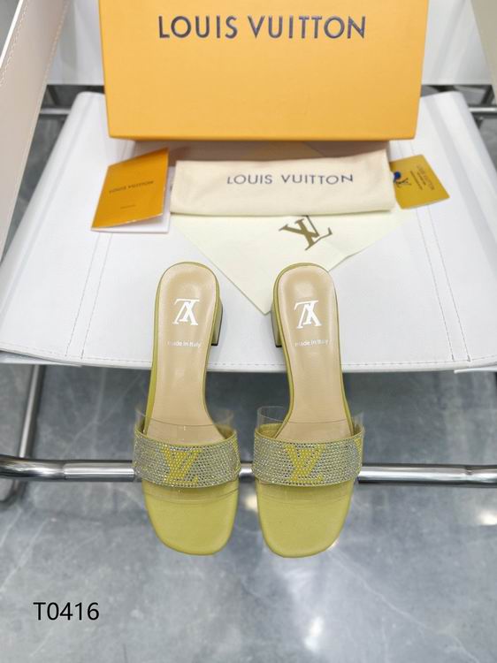 Louis Vuitton Mid Heel Shoes ID:20230215-77